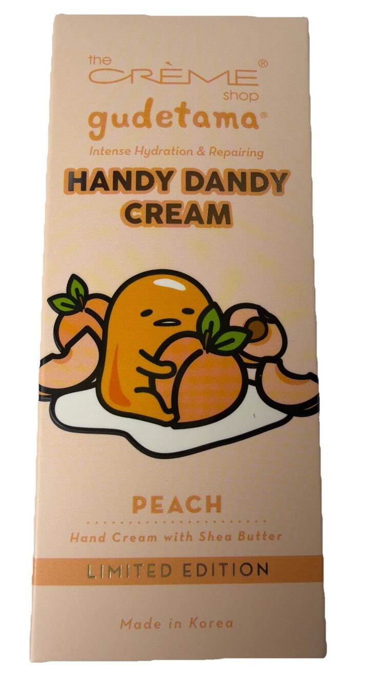 The Creme Shop Gudetama Peach Handy Dandy Intense Hydration Hand Cream Peach